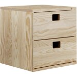 Idroweb ? bloc de rangement dinamic en pin massif brut 36, 2x36, 2x33 cm ? meuble esth�tique pour chambre ...