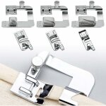 Accessoires de machine � coudre ourlet ourlet pied 4 / 8' 13mm 6 / 8' 19mm 8 / 8' 25mm
