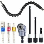 Accessoires de tours, porte embout magnetique visseuse, 3 pcs embouts de tournevis magn�tiques � tige ...