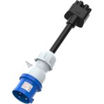 Ikodm - adaptateur cee 3 broches vers tesla, 16 a (diam�tre de la prise : 44 mm), rallonge de c�ble de ...