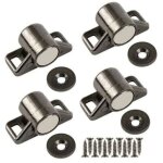 Ikodm - aimant de porte magntique, aimant porte placard puissant loquet magntique en alliage de zinc ...