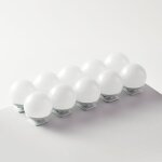 Lumire de miroir, led miroir coiffeuse lumire miroir coiffeuse maquillage rampe removable lampe pour ...