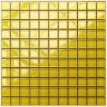Ilcom - mosa�que de verre sur maille pour salle de bain ou cuisine 30 cm x 30 cm - sunflower
