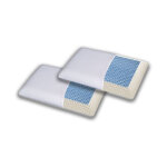 Ilovesleep - 2x oreiller coussin frais en mousse à mémoire thermique et très respirant et massant 'fresh' ... Ilovesleep - 2x oreiller coussin frais en mousse à mémoire thermique et très respirant et massant 'fresh' ...