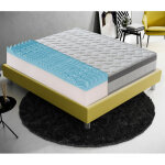 Ilovesleep - matelas 90x200 m�moire de forme � 9 zones diff�renci�es 26cm de hauteur mod�le plus