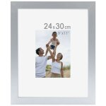 Cadre photo bois 24x30 cm - couleur bois aluminium - bois reconstitu� - cadre pour photo 24x30 cm - baguettes ...