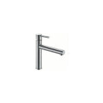 Imex - robinet de lavabo haut avec mlangeur modle moscou bec universel couleur gris fini en acier [ ...