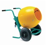 [jamais utilis] imer - btonnire brouette 0. 3 kw cuve plastique 134 l et malaxage 100l - rollbeta