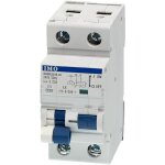 Disjoncteur diff�rentiel 1p + n 30ma 40a - type a - 6ka - courbe c - 2 modules - bornes align�es imo