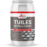 Impermabilisant pour tuiles en bton et ciment, hydrofuge, incolore, toiture poreuse, impertuile beton ...