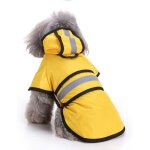 Imperm�able pour chien avec capuche et bandes r�fl�chissantes, veste de pluie imperm�able ultra - l�g�re ...