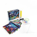 Imprimante 3d magic 3dpen - stylo 6 - 5 avec un ensemble de gabarits et de filaments