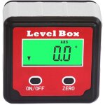 Inclinomtre  angle lcd numrique tanche  l'eau bote d'angle bote bevel box level box d'angle aimants ...