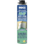 Index - 12 mousses de colle polyur�thane pour panneaux isolants (sate / etics) et plaques en pl�tre lamin�, ...