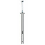 Index - boite de 100 - cheville � frapper - clou annel� t�te frais�e - nylon 6. 6 �8 x 120