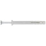 Index - boite de 100 - cheville � frapper - clou annel� t�te frais�e - nylon 6. 6 �8 x 135