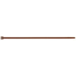 Index - boite de 100 - collier de serrage - couleurs marron - nylon 4, 8 x 200 mm
