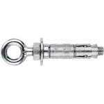Index - cheville pour fixation mi - lourdes - piton forg� - zamak m6 x 45 �12 - boite de 50