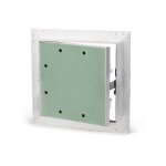 Index - trappe de visite en aluminium et plaque de pltre - hydrofuge ba13 400 x 400