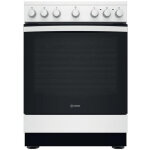 Indesit ? cuisini�re vitroc�ramique 4 foyers induction 69l ? gril 2500w ? nettoyage par catalyse ? classe ...