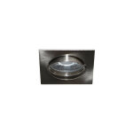 Spot orientable carr� noir nickel satin� max 50w (lsa101221)