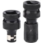 Ineasicer - 1 / 2 1 / 4 pouce kit de conversion de mandrin  queue hexagonale adaptateur de douille  ...