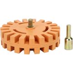 Ineasicer - 4in gomme  effacer les autocollants de roue, les films de colle, les disques de nettoyage ...