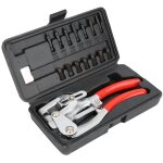 Ineasicer - kit de poinçonnage manuel en acier inoxydable pince à percer les trous en plastique Ineasicer - kit de poinçonnage manuel en acier inoxydable pince à percer les trous en plastique