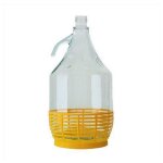Dama toscana verre dame - jeanne 5 lt flacon pour vin vins embout a' vis bouchon a' vis exclu et base ...
