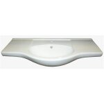 Salone - lavabo en ce'ramique inte'gral cm 105 base pour meuble de salle de bain mm1050x493x200h