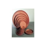 Pz 24 ics soucoupe en polypropyla ne pour pots de fleurs et fleurs de jardin a partir de diam cm 22