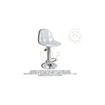 Inferramenta - tabouret pivotant button a la vation de gaz argent 89 111 cm assise 52 x 44 cm acier chroma ... Inferramenta - tabouret pivotant button a la vation de gaz argent 89 111 cm assise 52 x 44 cm acier chroma ...