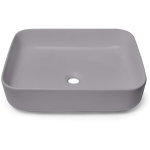 Swiss aqua technologies - infinitio vasque � poser 50x39 cm, sans trop - plein, gris mat (satinf5039lgrm) ...
