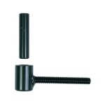 Ing fixations - gond standard acier noir axe de � 16 mm tige filet�e de � 10 x 130 mm en sachet de 2 ...