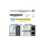 Ing fixation - fixation pour store fix - store iso sur isolation ext�rieure diam 14 x 300 mm - sachet ...