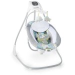 Ingenuity - balancelle b�b� �lectrique pivotante 180� ? everston, 6 vitesses et 3 directions de balancement, ...