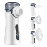 Ensemble de nébuliseur portable pour adultes et enfants, nébuliseur à pulvérisation avec fonction autonettoyan ... Ensemble de nébuliseur portable pour adultes et enfants, nébuliseur à pulvérisation avec fonction autonettoyan ...