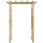 Inlife arche pour rosiers 150 x 50 x 200 cm bois imprgn