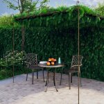 Inlife - pergola de jardin marron antique 4x3x2, 5 m fer Inlife - pergola de jardin marron antique 4x3x2, 5 m fer