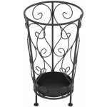 Inlife porte - parapluie style vintage m�tal 26 x 46 cm noir