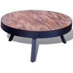 Doc&et² - inlife table basse ronde bois de teck recyclé Doc&et² - inlife table basse ronde bois de teck recyclé