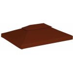 Toile supérieure double de belvédère 310 g / m² 4x3 m terre cuite - inlife Toile supérieure double de belvédère 310 g / m² 4x3 m terre cuite - inlife