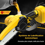 Innopower mini tron�onneuse � batterie 6 pouces tron�onneuse �lectrique sans fil avec r�servoir d?huile, ...