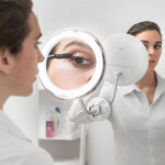 Innovagoods - miroir grossissant � led avec bras flexible et ventouse mizoom