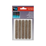 Feutres en laine adh�sif marron x5 inofix