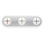 Patere torchons de cuisine adhesive chrome mat (blister) inofix Patere torchons de cuisine adhesive chrome mat (blister) inofix