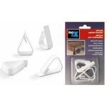 Pinces x4 attache - nappe blanc inofix Pinces x4 attache - nappe blanc inofix