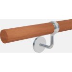 Inoline - kit main courante murale teint�e ch�ne + supports de fixation