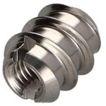 Insert filet� bois 12x15 m6 inox a2