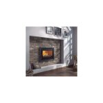 Fm biomasa - insert � bois ventil� - firematic waco 12. 6 kw foyer en vermiculite - porte fonte - sans ...
